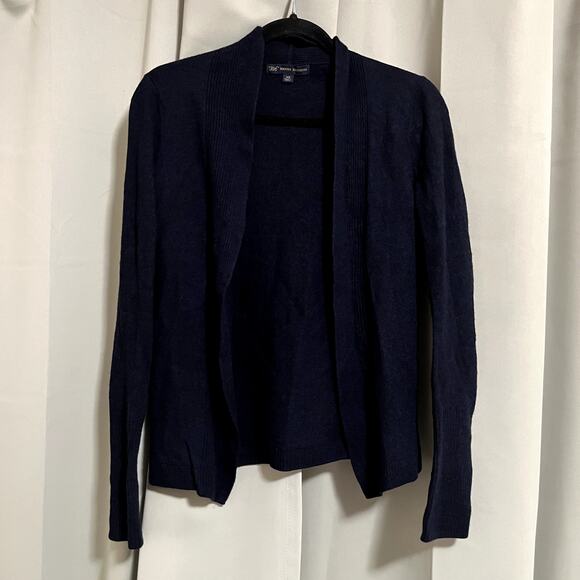 Brooks Brothers "346" Women's Navy Blue Merino Wool Cardigan Sweater - Picture 1 of 4